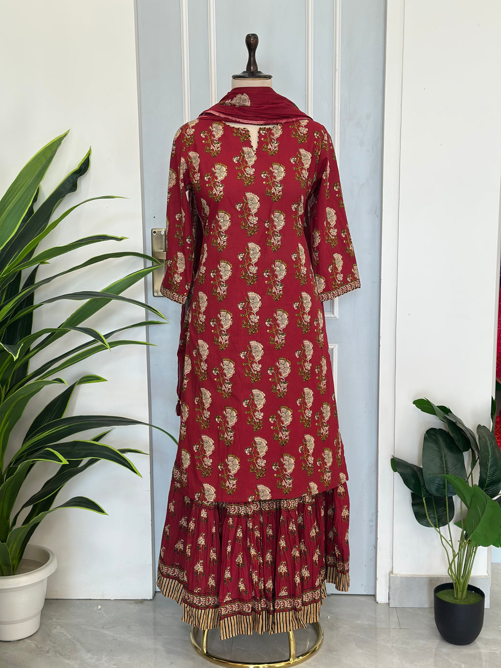 🍁Traditional Print Skirt Set🍁