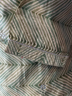 TWO PIECE SUIT WITH SEQUENCE WORK