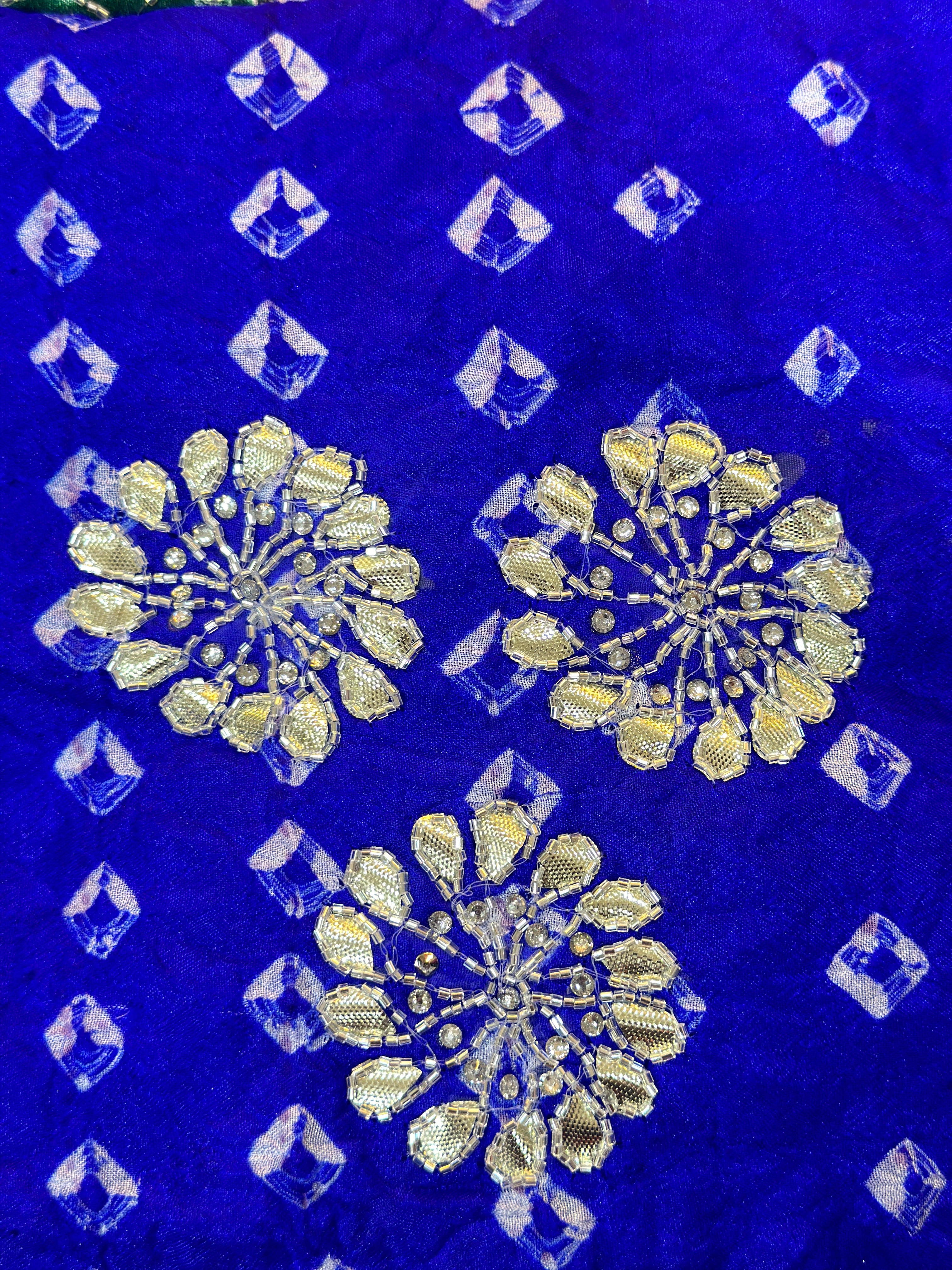 PURE BHANDEJ HANDWORK SAREE