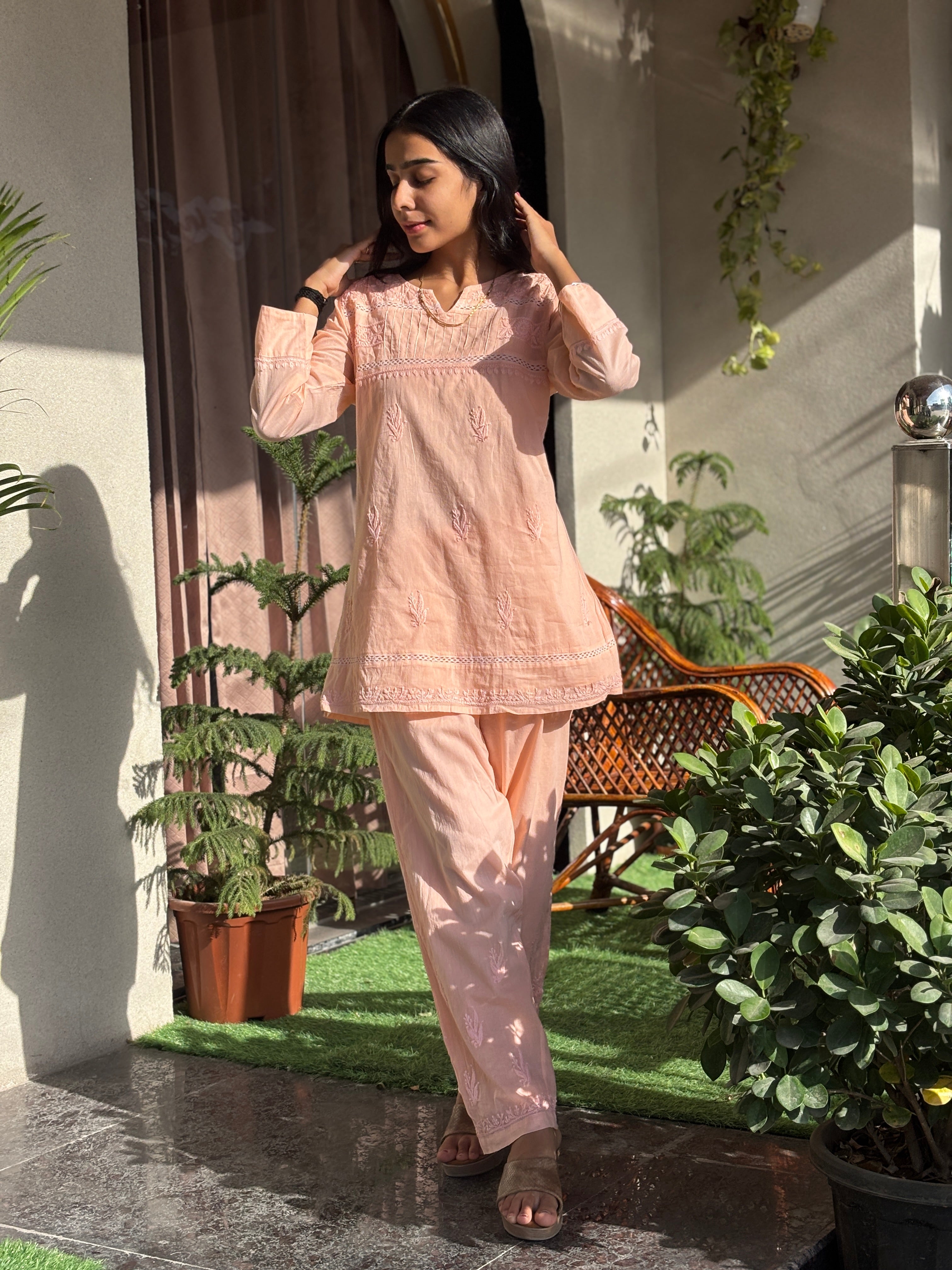 Classy Graceful Embroidered Co-ord Set