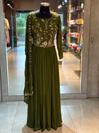 PURE CHINON INDO-FUSION GOWN