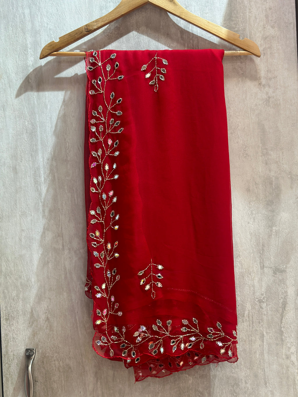 GEORGETTE HANDWORK SAREE