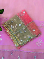 Pure Organza Saree with Handwork