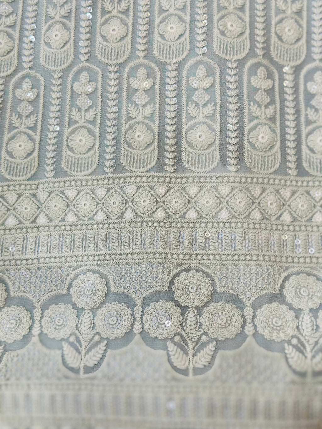 Classic Gota Patti Handwork Unstitched Suit Set