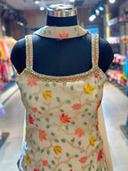 PURE TISSUE ZARI SHRARA SET