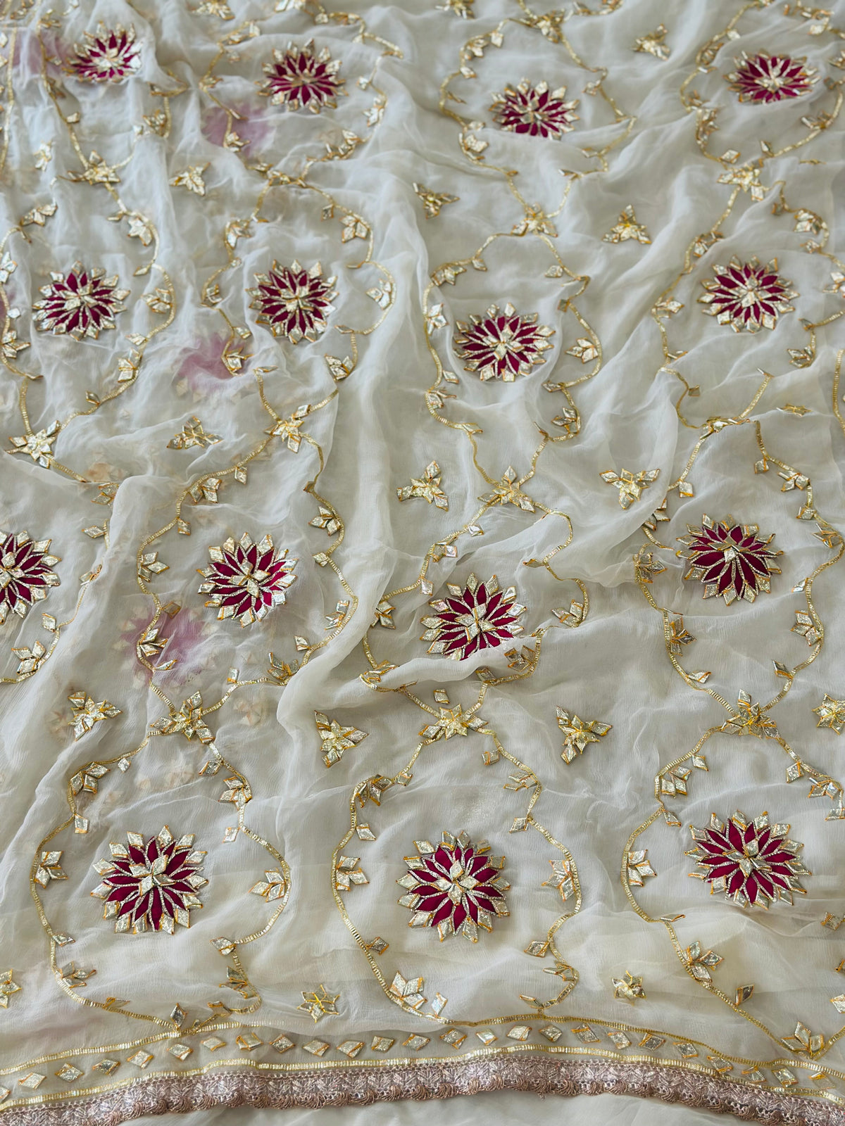 ✨Traditional  Handwork Gota Patti Saree✨