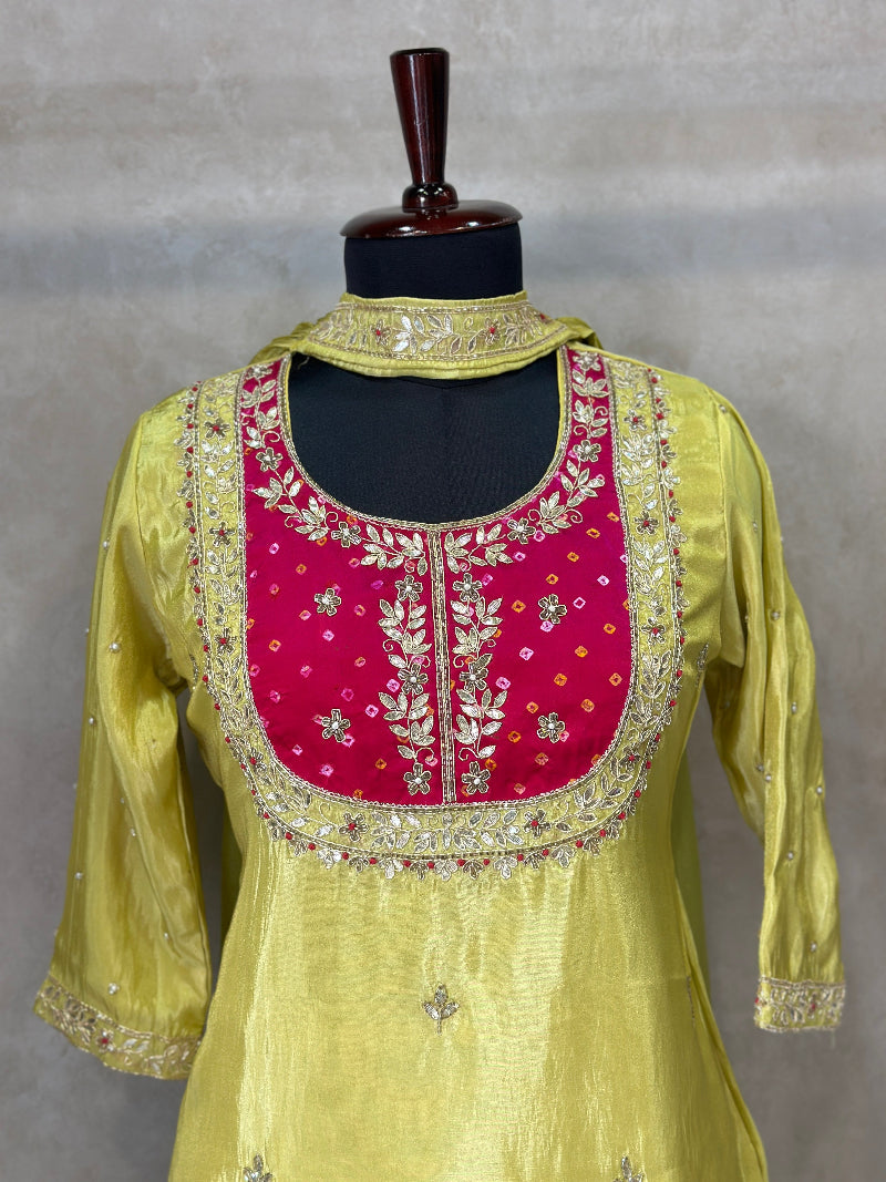 PREMIUM HANDCRAFTED PLAZO SET