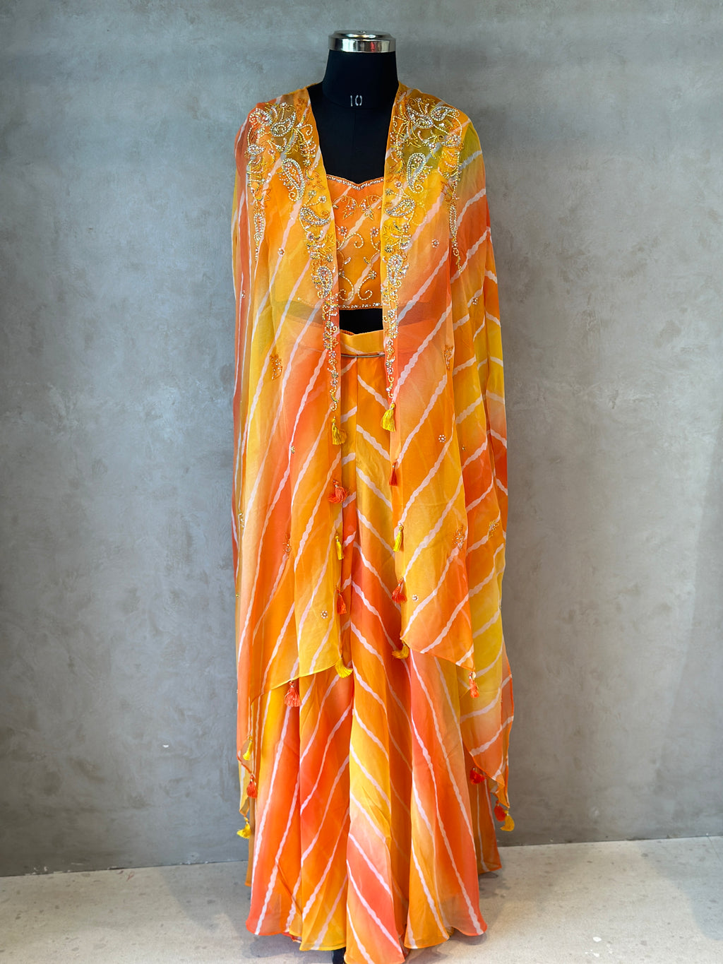 LAHARIYA DESIGNER PLAZO WITH SHURG SET