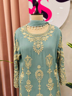 Premium Handwork Kurta Set With Dupatta