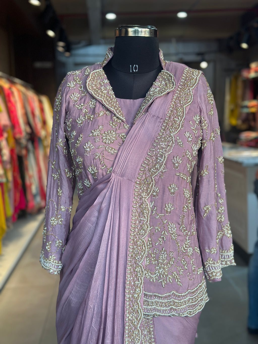 DRAPING WITH JACKET SET