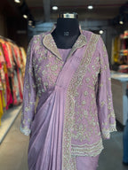 DRAPING WITH JACKET SET