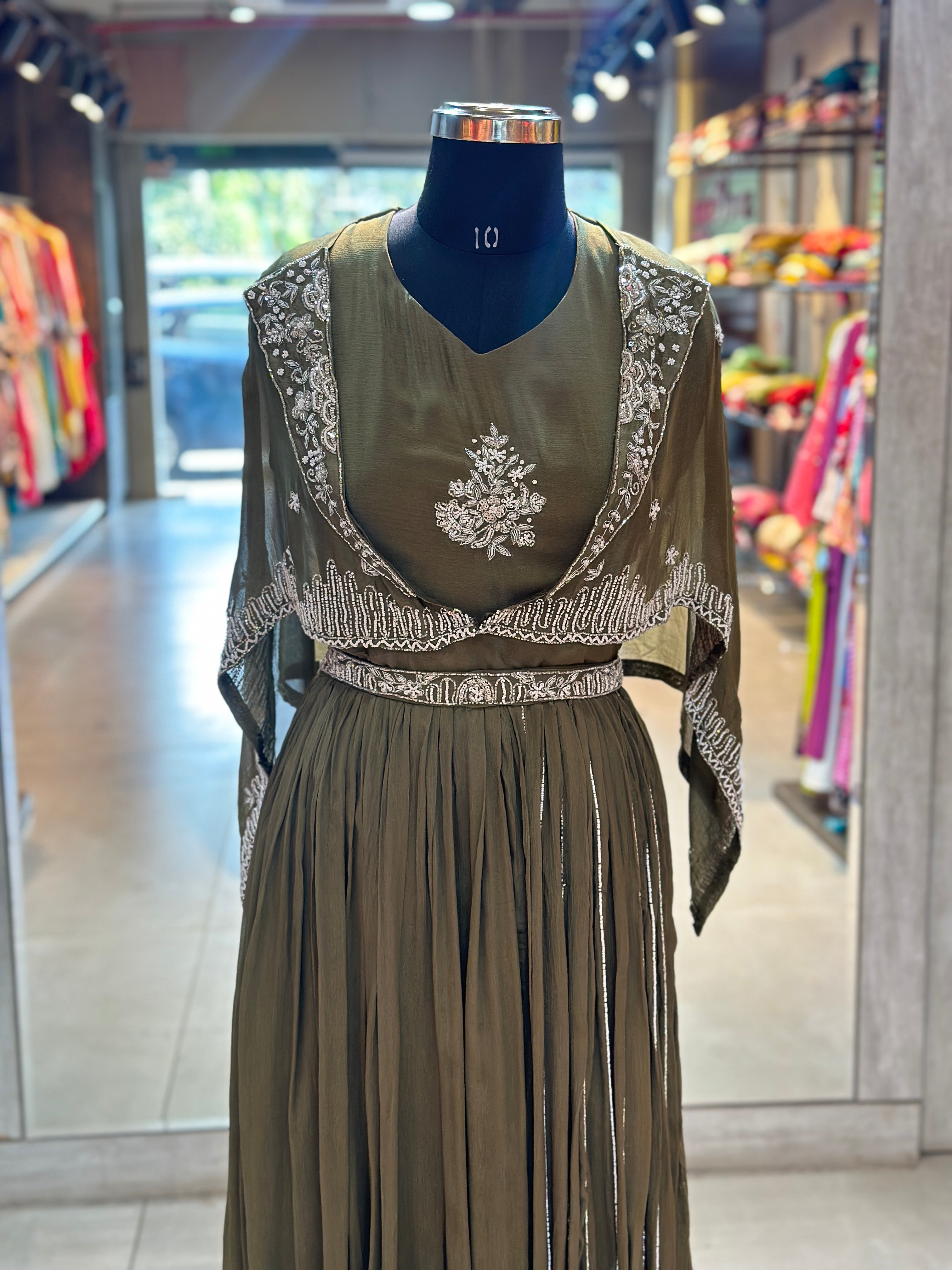 LONG GOWN WITH SHORT JACKET