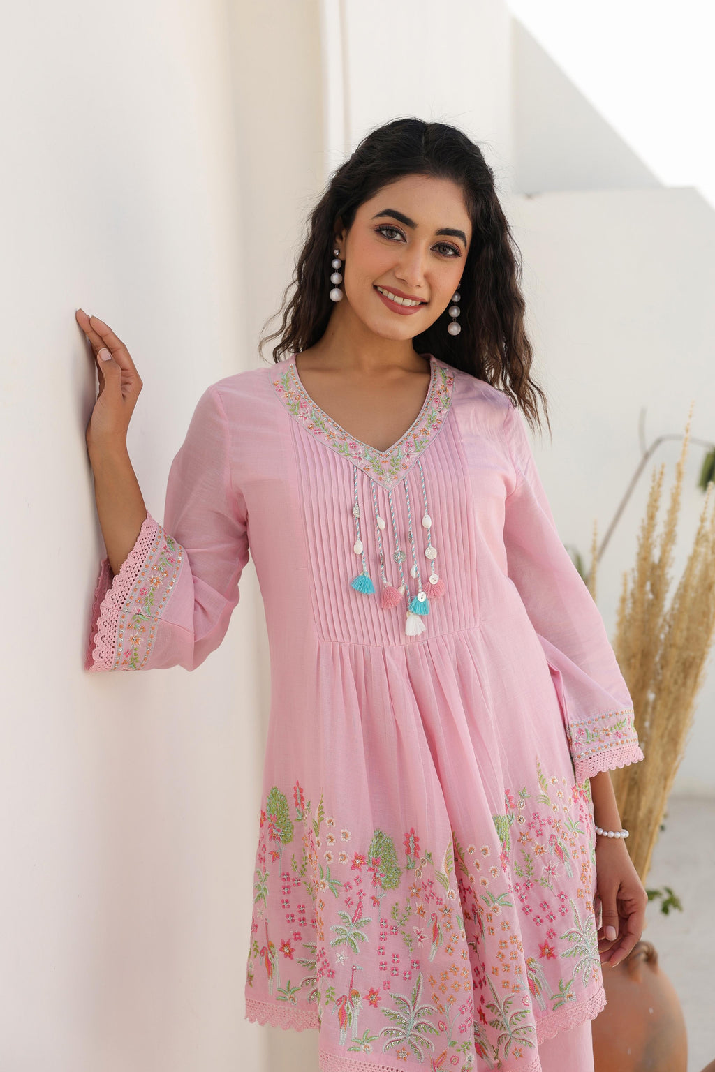 TRENDY EMBROIDERED CO-ORD SET