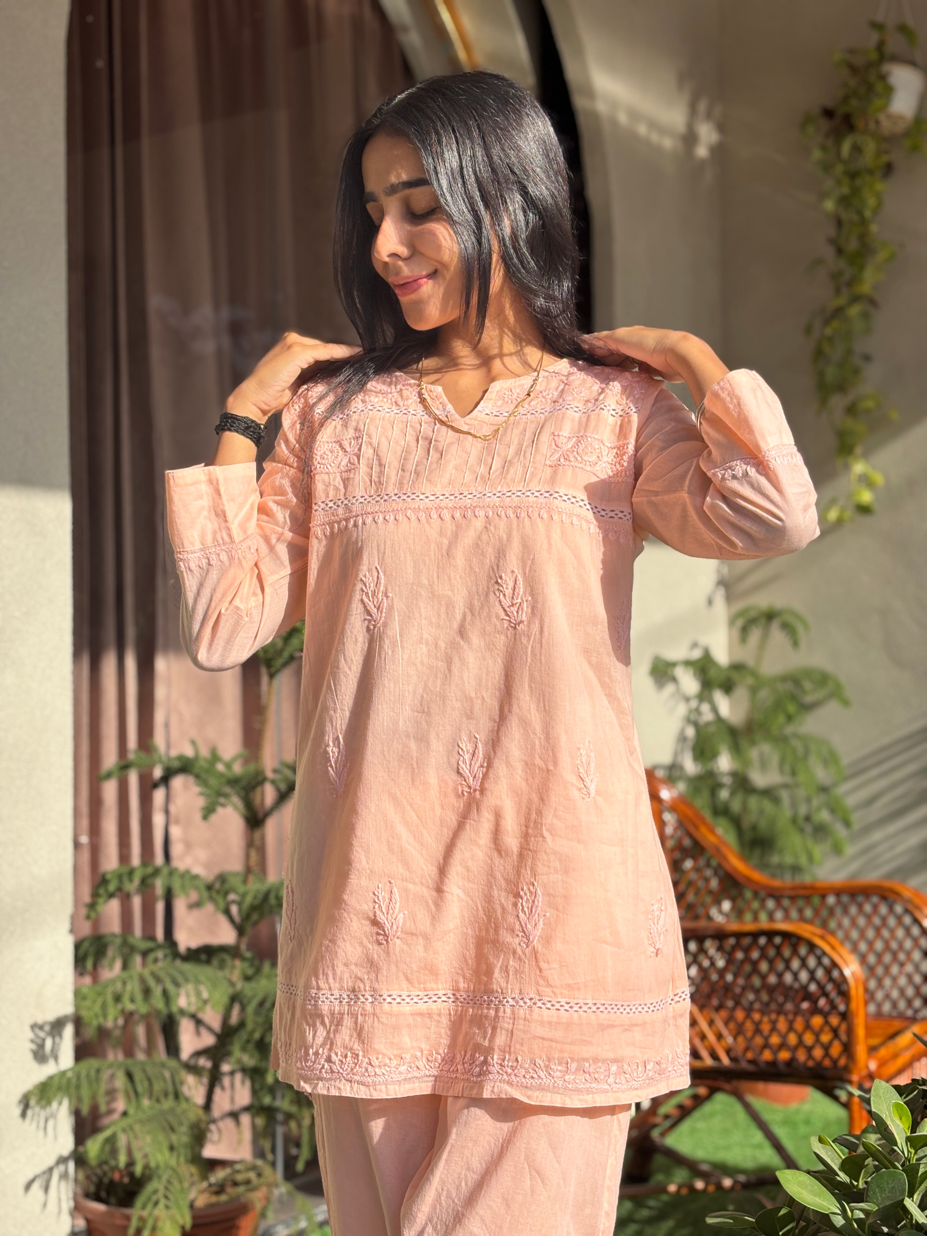 Classy Graceful Embroidered Co-ord Set