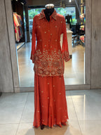 PURE CHINON HANDWORK CO-ORD SET