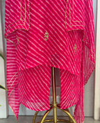 Ethnic Leheriya Handwork Suit Set