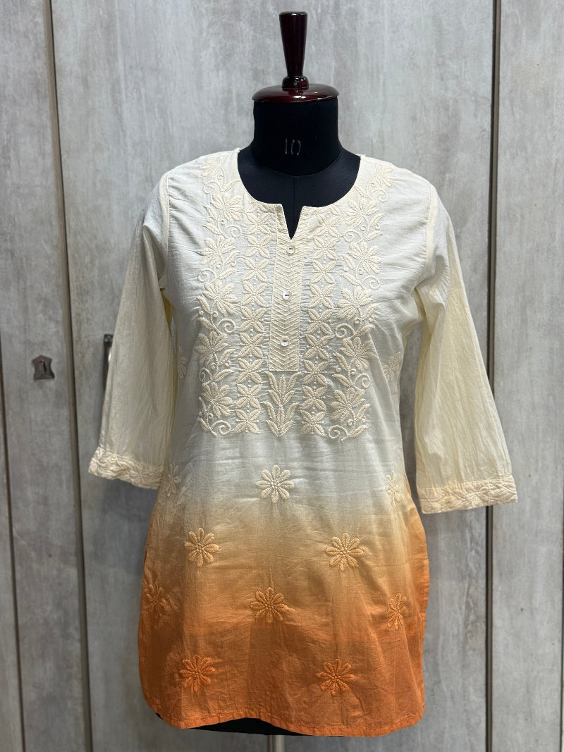 Trendy Short Kurtis With Embroidery