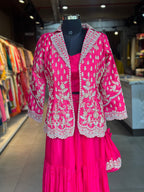 INDO-FUSION SHRARA WITH JACKET SET