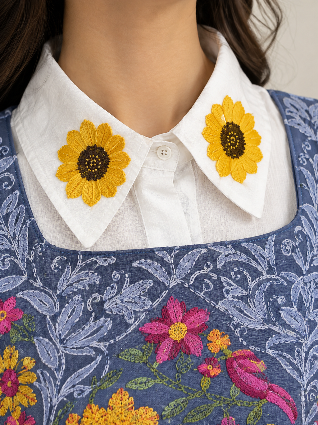 🌻Premium  floral Embroidered Cord Set🌻