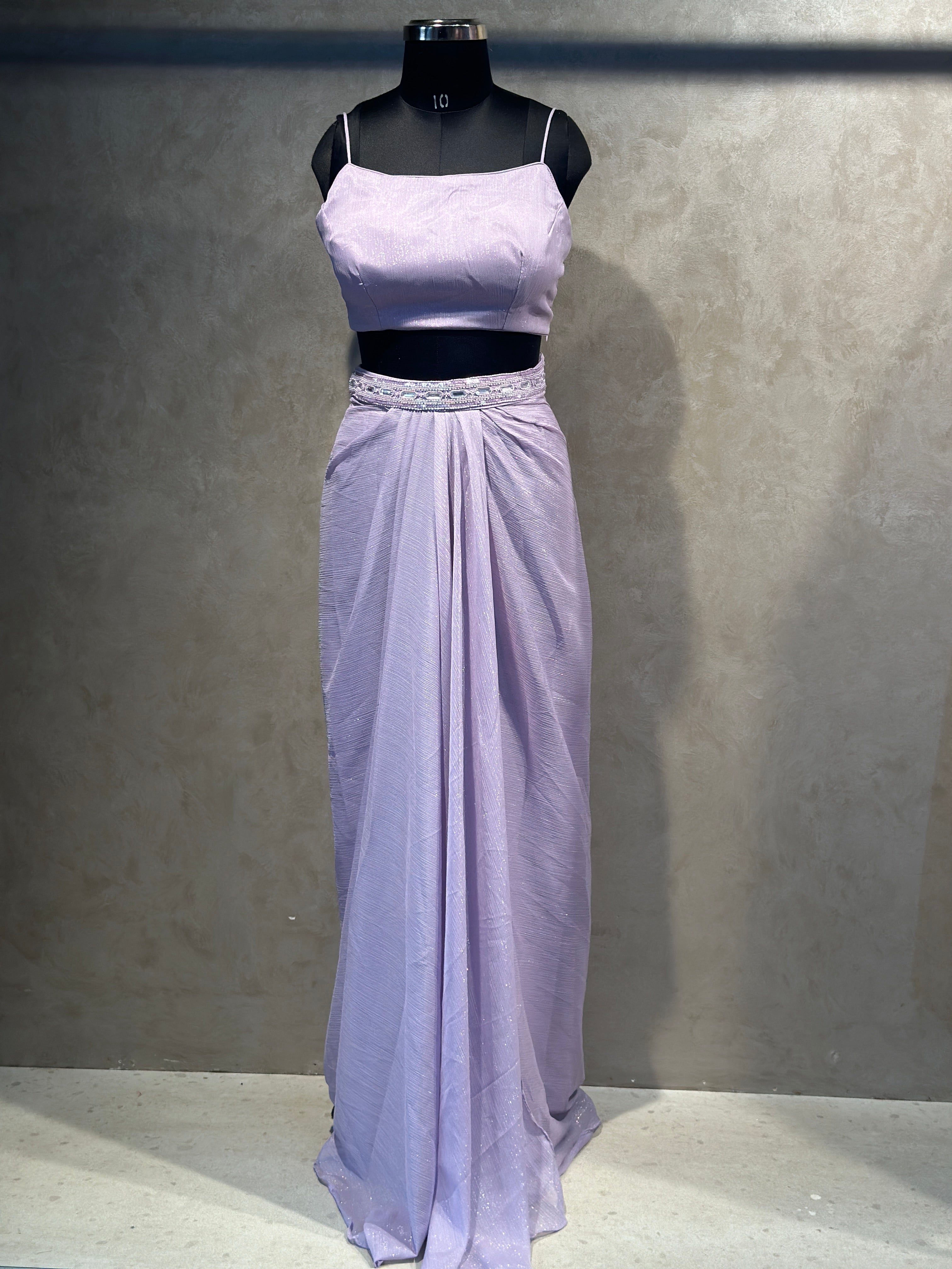 DESIGNER SLIT SKIRT OR CAP SET