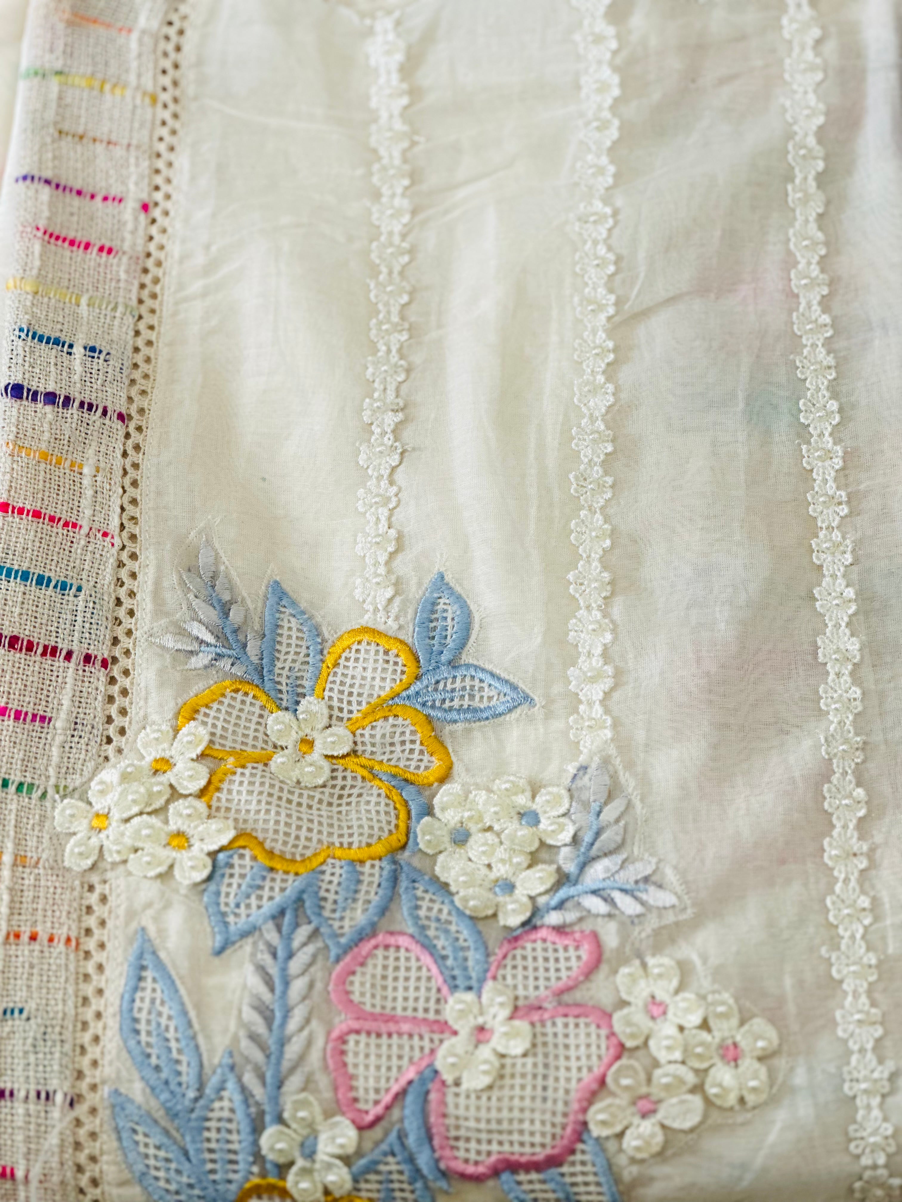 Royal Threads Embroidered Suit Set (Unstitched)