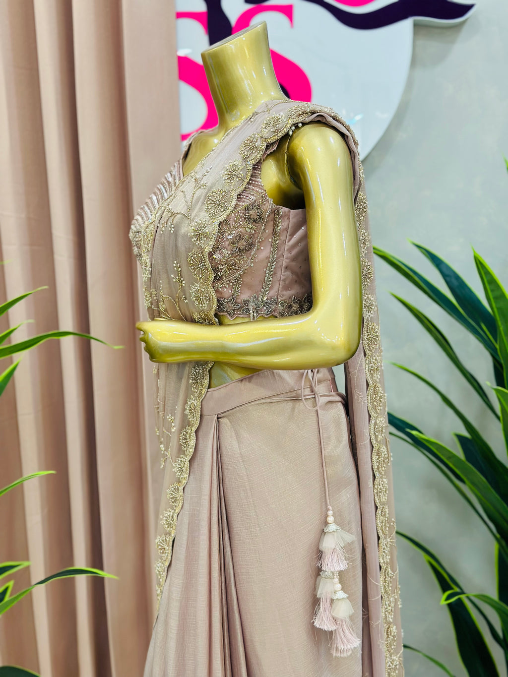 Premium Handwork Pre Draped Saree