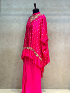 FLORAL HANDWORK KAFTAN SET