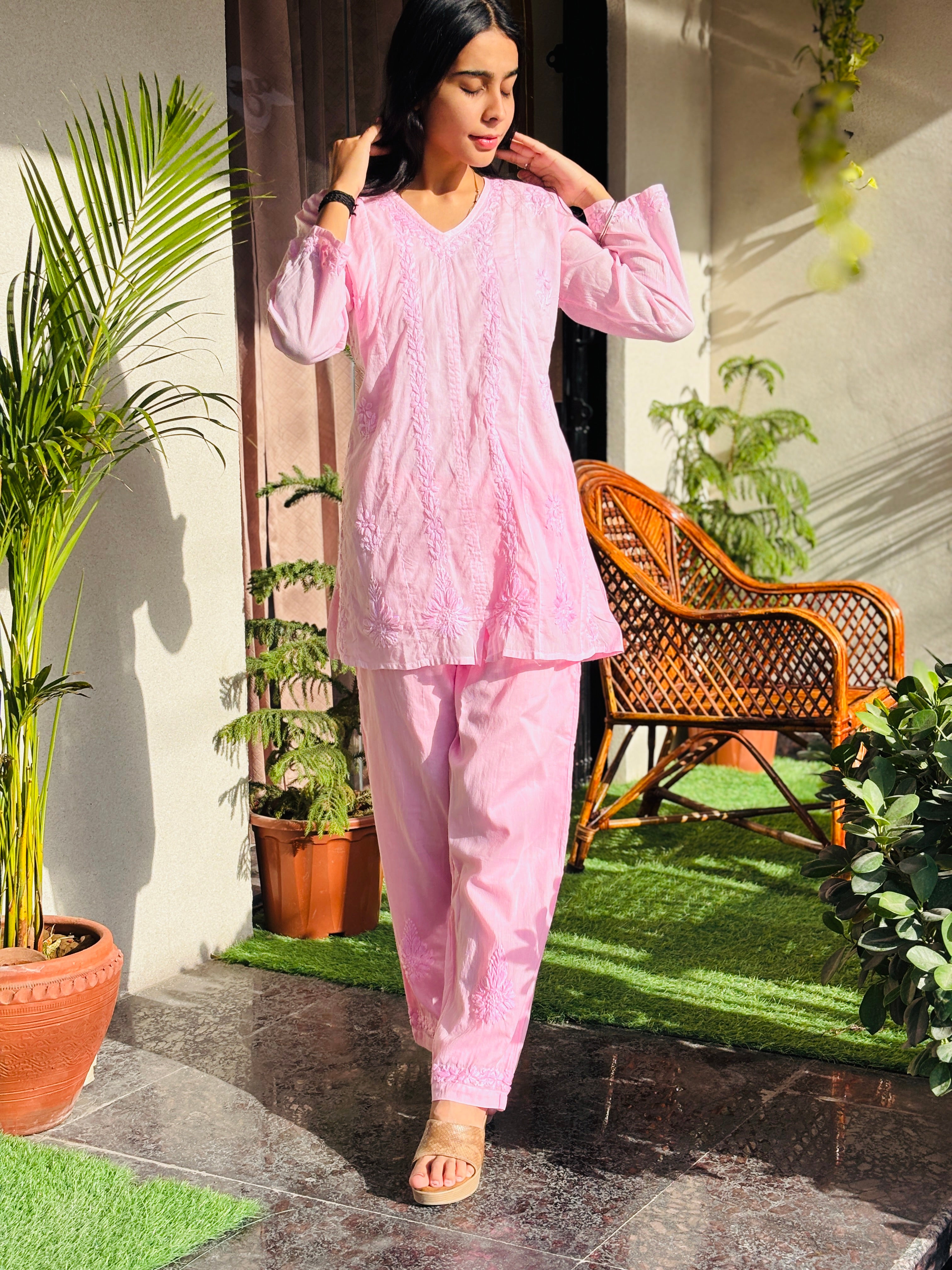 Graceful Embroidered Co-ord Set