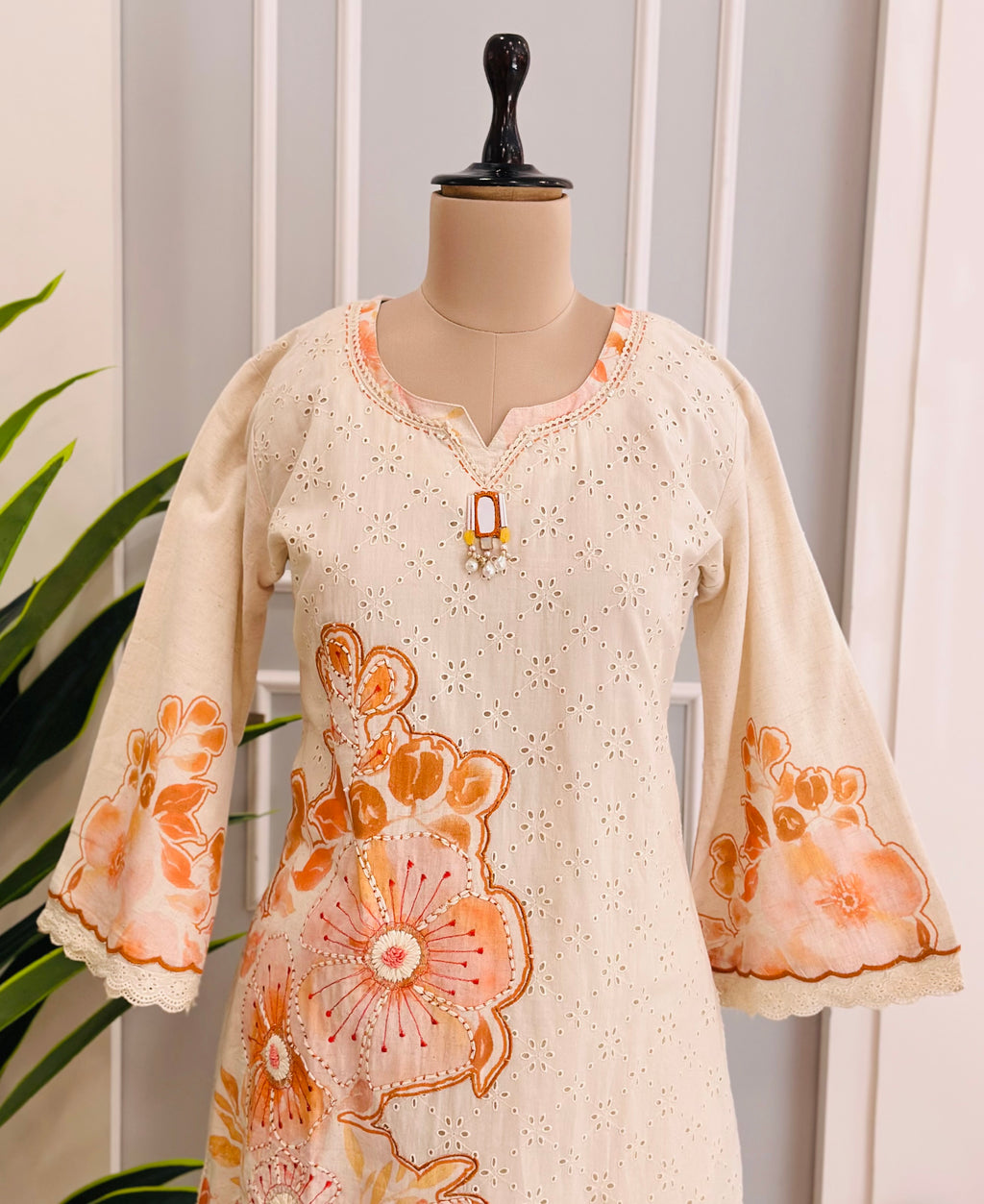 Floral Elegance Kurta Set