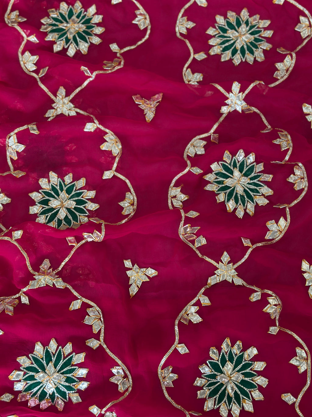 ✨Traditional  Handwork Gota Patti Saree✨