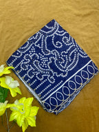 Bhandej handwork saree