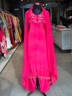 A LINE HANDWORK SUIT SET