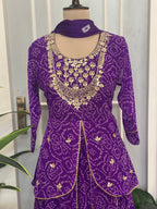 Bhandhej Handwork Peplum Skirt Set