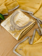 Premium Handwork Unstitched Suit Set