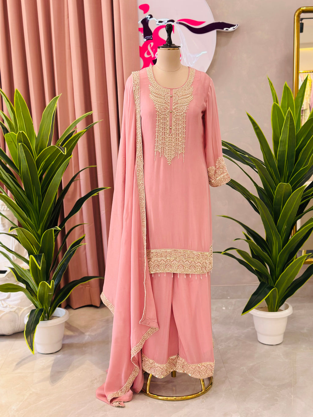 Classy Handwork Farsi Suit Set