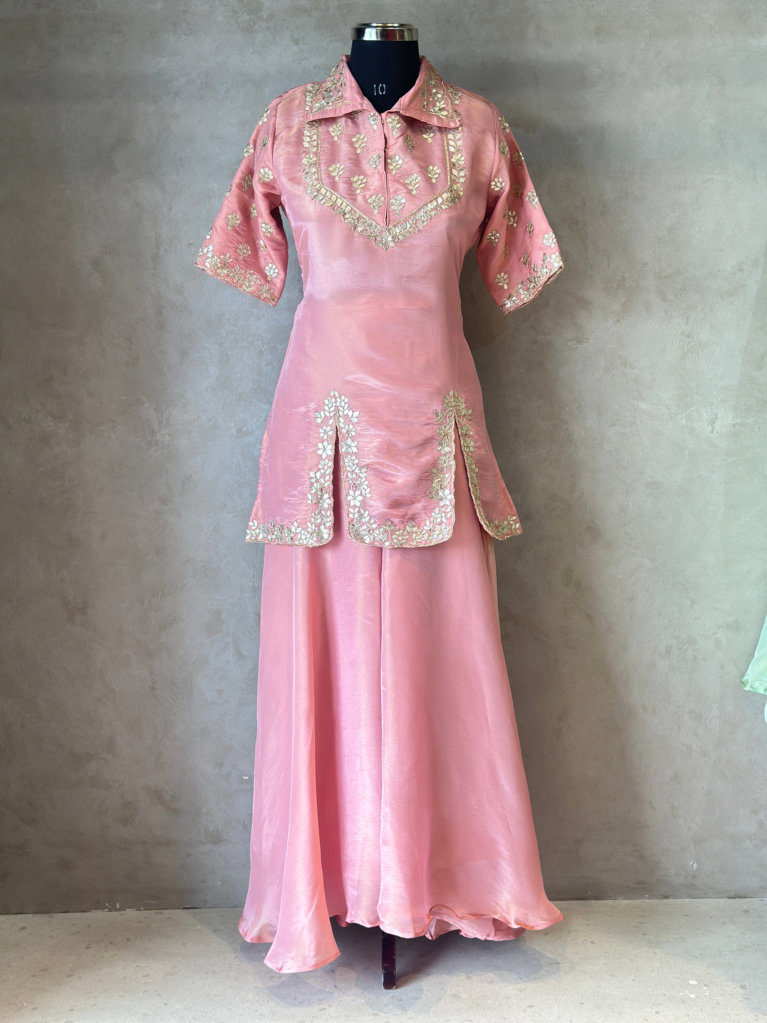 PURE ZARI TISSUE GOTTA PATTI CO-ORD SET