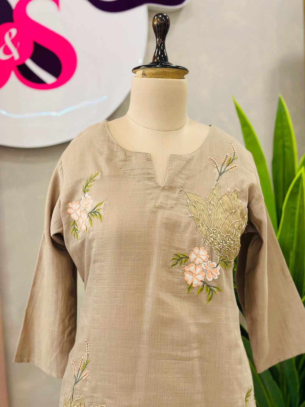 Classy Embroidered Suit Set