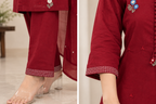 Graceful Floral Work Kurta Set