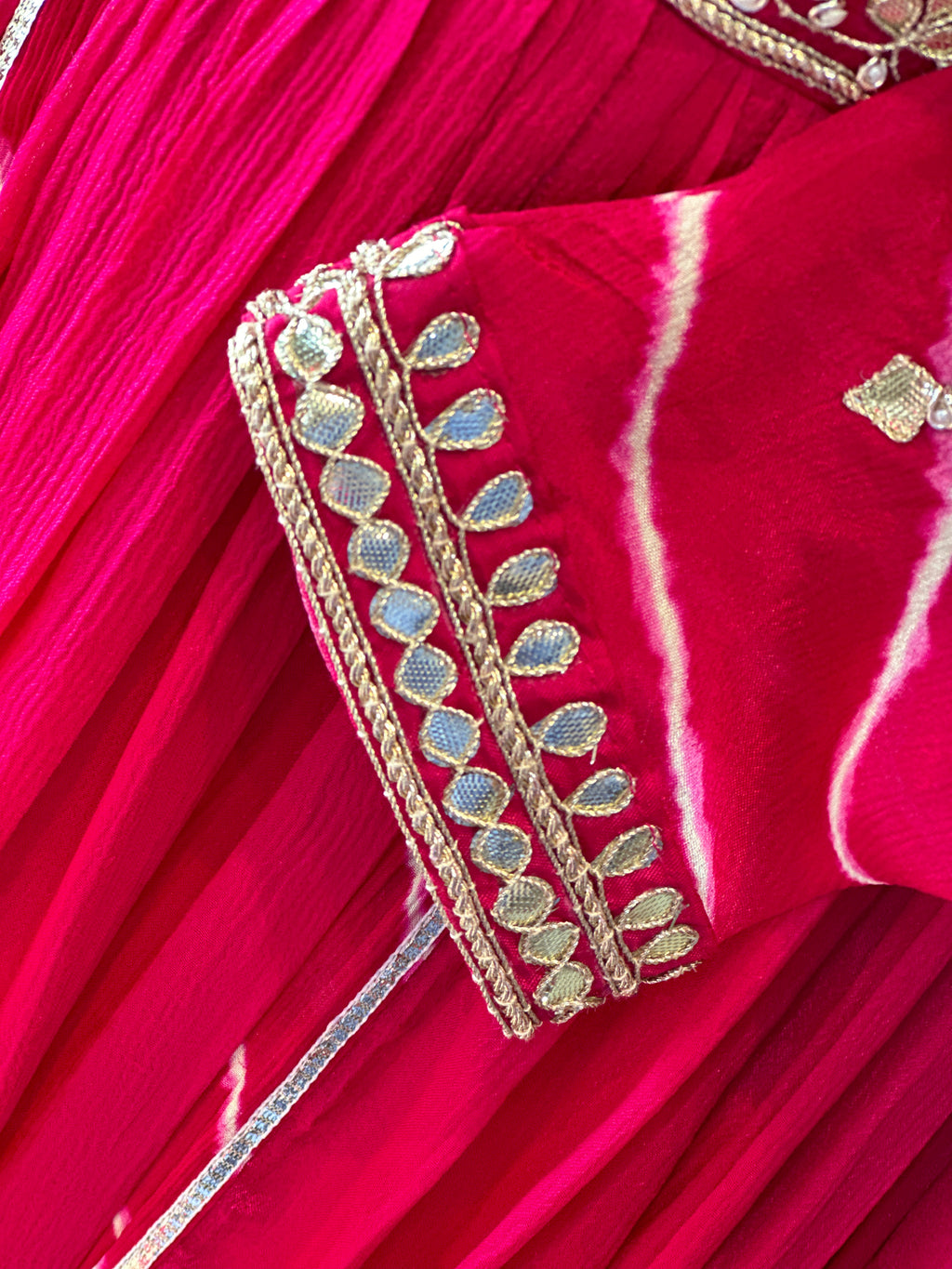 BRIDE SPECIAL LAHARIYA HANDWORK SUIT