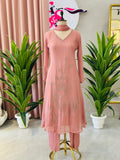 Aline Kurta Set With Handwork
