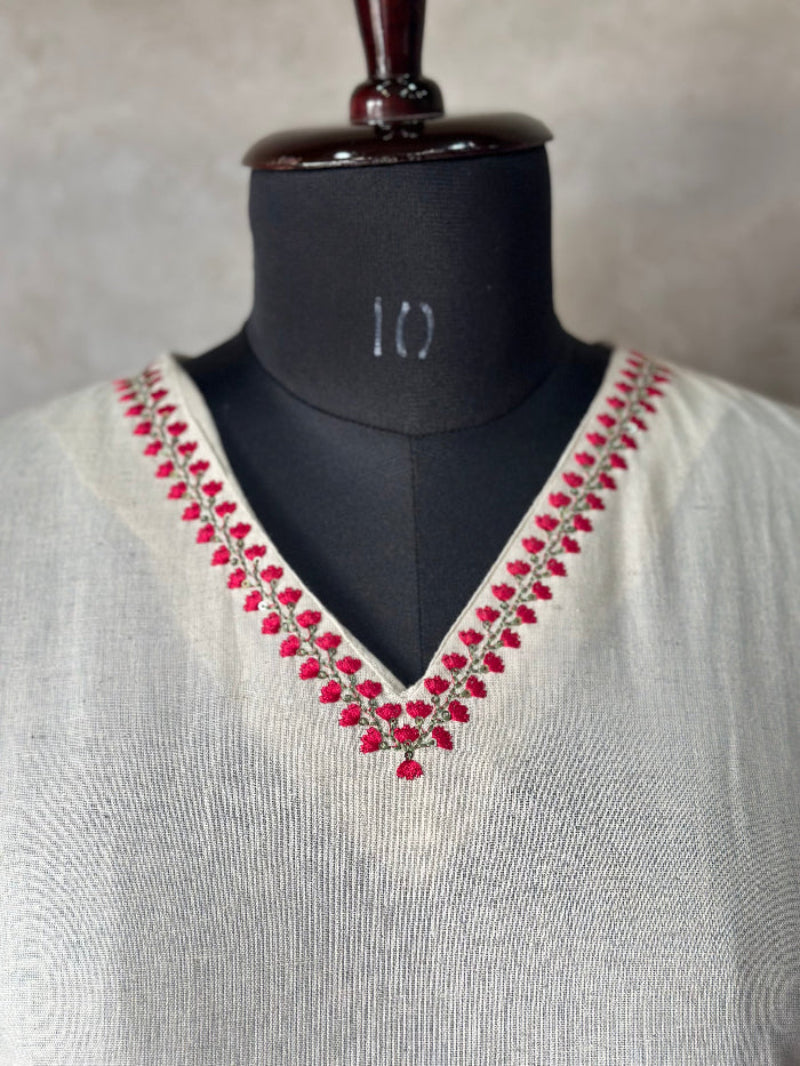 SUMMER FRIENDLY EMBROIDERED KURTA SET