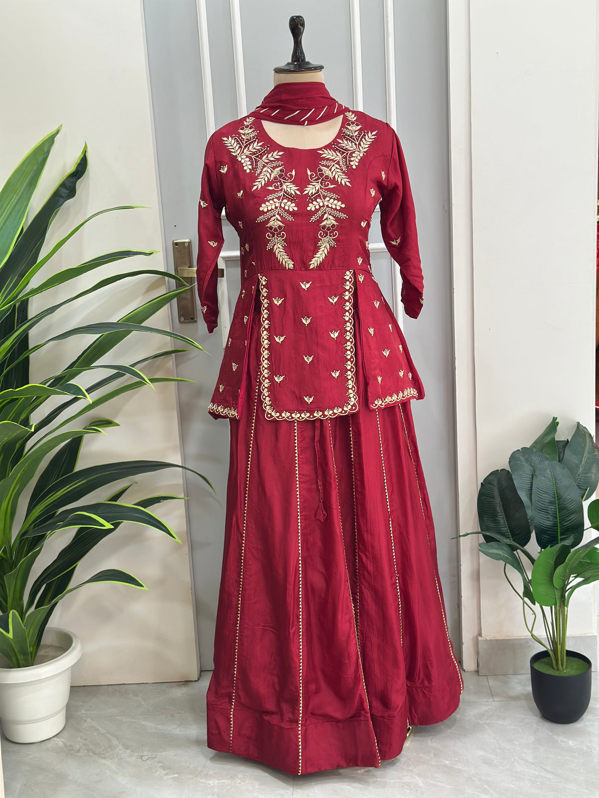 Karwa Chauth Special Royal Handwork Skirt Set