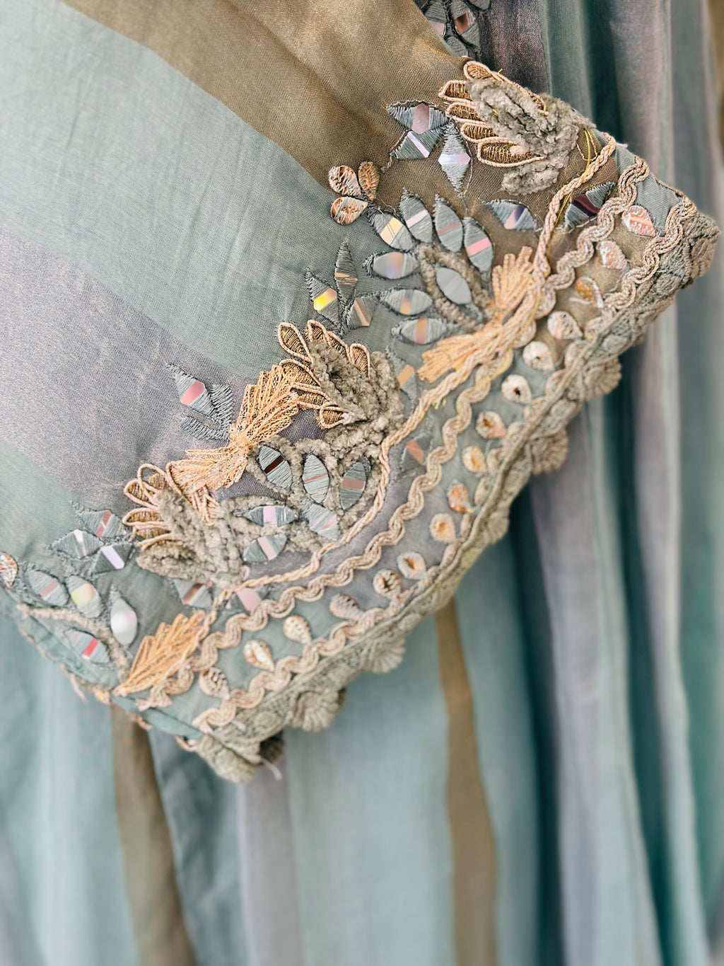 Orignal Mirror Work Anarkali Suit Set