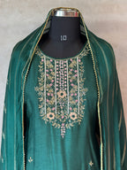 MODAL SILK HANDWORK SUIT SET FOR RAKHI