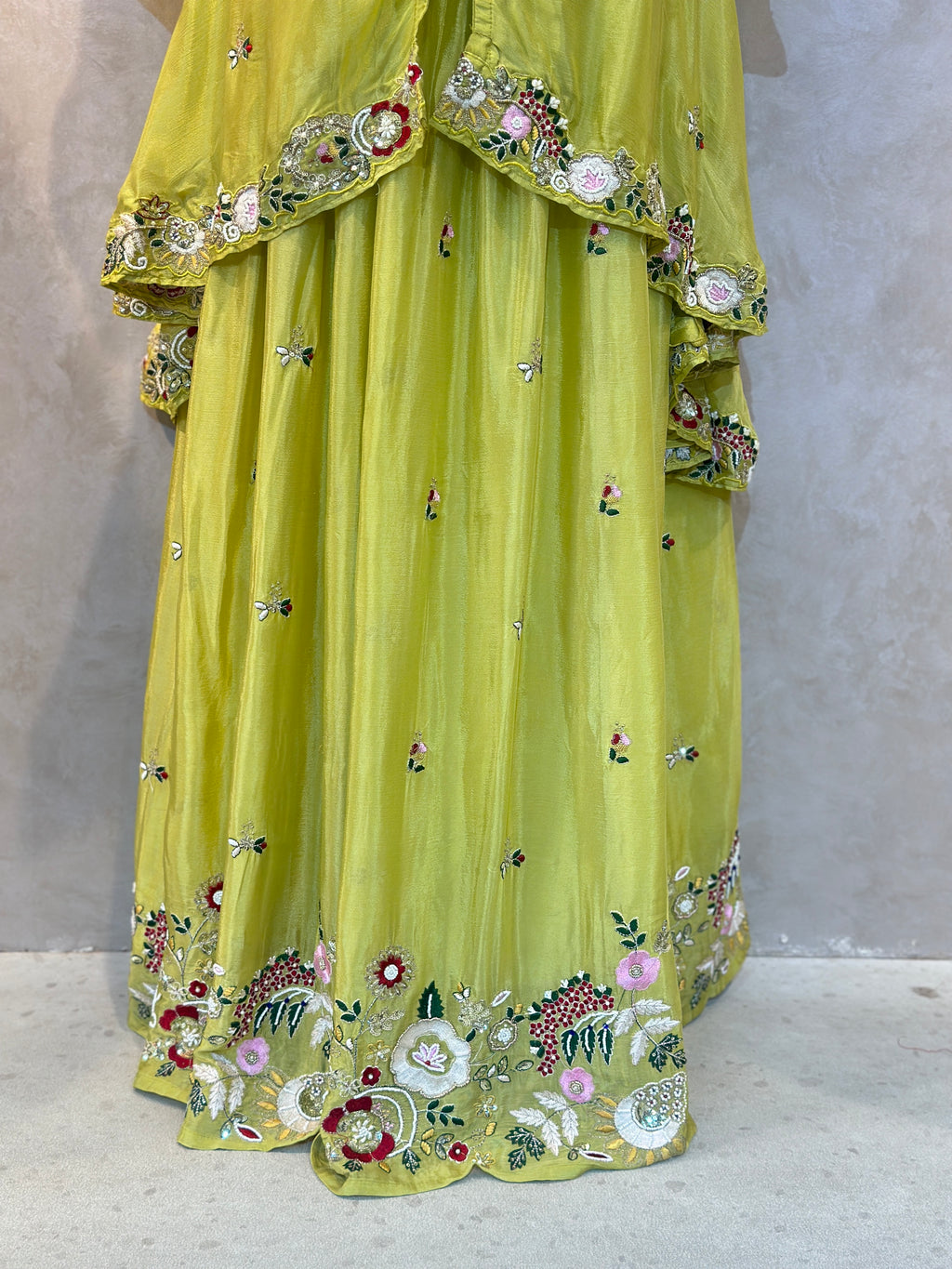 INDO-FUSION PEPLUM LEHNGA SET