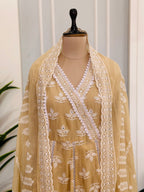Trendy Handcrafted Chikankari Suit Set