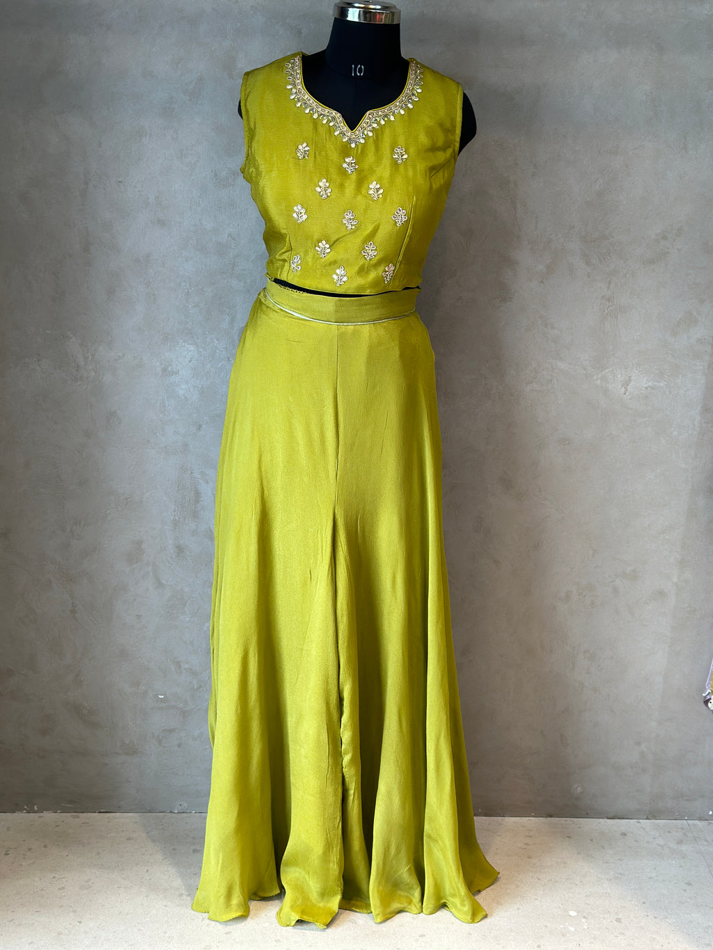 INDO FUSION HANDWORK PLAZO SET