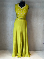 INDO FUSION HANDWORK PLAZO SET