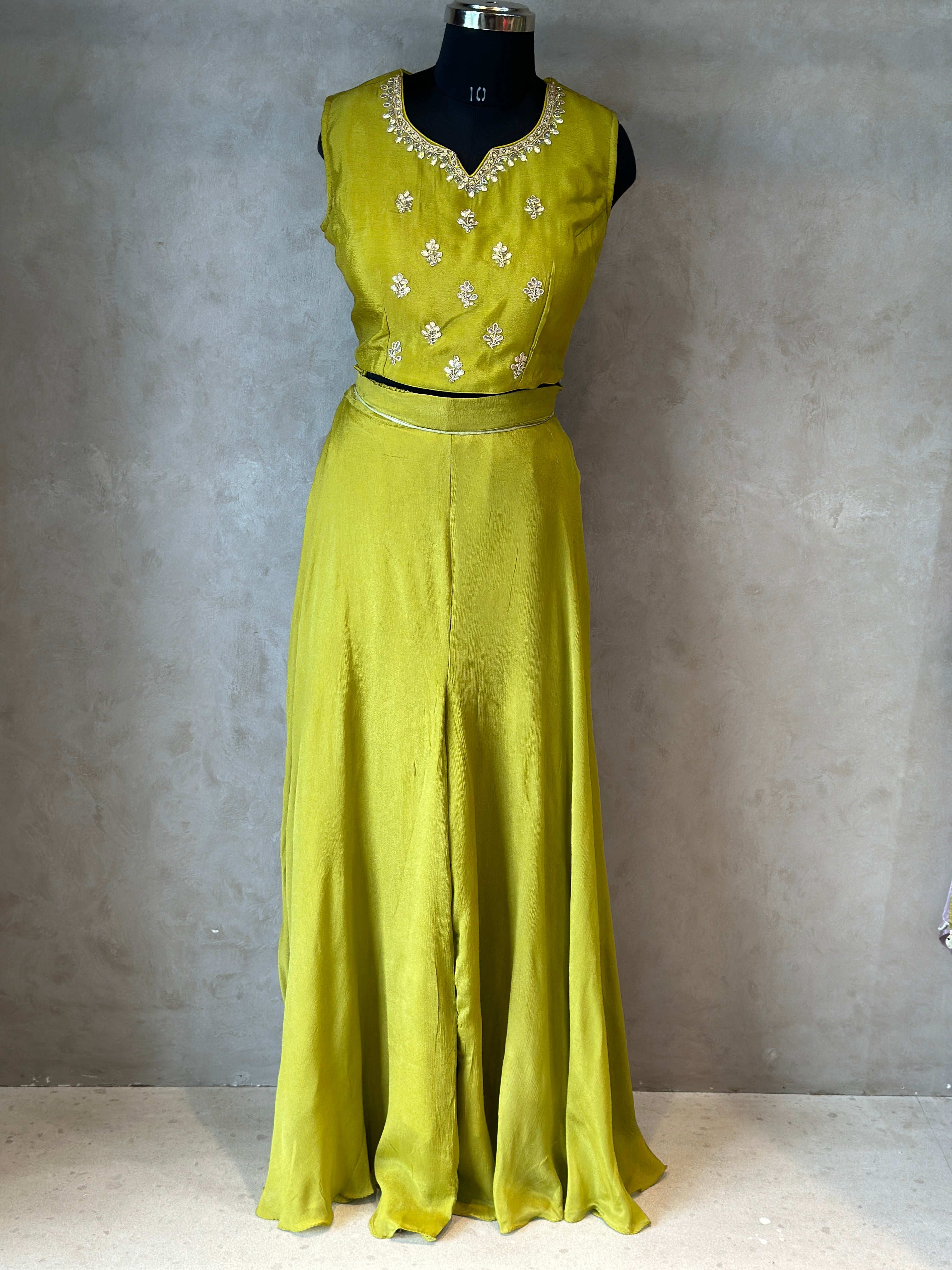 INDO FUSION HANDWORK PLAZO SET