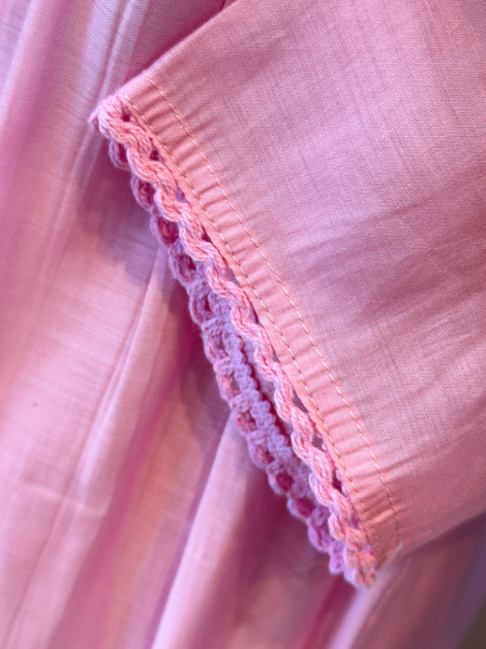 Beautiful Anarkali In Pure Mal Chanderi With Handwork